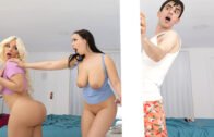 BrazzersExxtra – Gianna Dior And Vanna Bardot – She Sucked My Cock While I Called My GF!